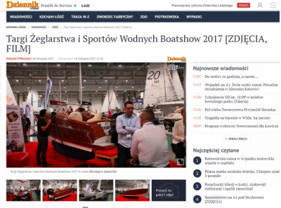 White Eagle - Targi Boatshow - Dziennik Łódzki